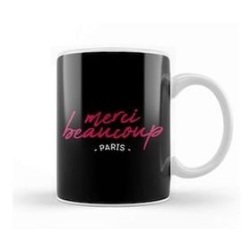 Humuts French Slogan Merci Beaucoup Kupa Bardak