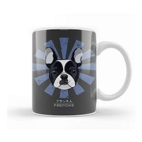Humuts Frenchie Retro Japanese French Bulldog Kupa Bardak