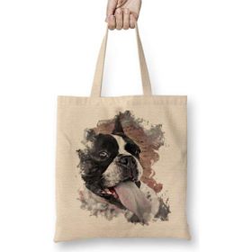 Humuts Frenchies Pug Köpek Bez Kadın Günlük Çanta
