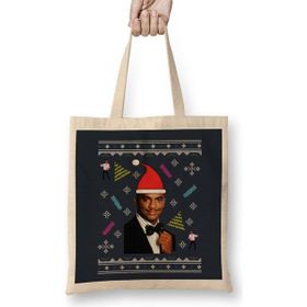 Humuts Fresh Prince Of Bel Air Carlton Dance Christmas Knit Pattern Bez Kadın Günlük Çanta