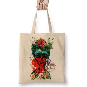 Humuts Frida Kahlo Bez Kadın Günlük Çanta