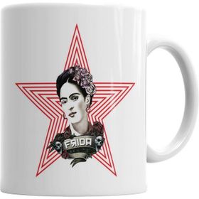 Humuts Frida Kahlo Kırmızı Kupa Bardak