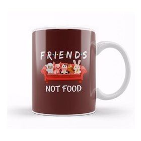 Humuts Friends Not Food Go Vegan Vegetarians Gift Kupa Bardak