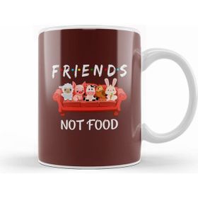 Humuts Friends Not Food Go Vegan Vegetarians Gift Kupa Bardak