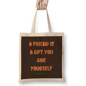 Humuts Friendship Quotes Day Ideas Love Gift Robert Louis Bez Kadın Günlük Çanta