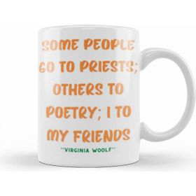 Humuts Friendship Quotes Day Ideas Love Gift Virginia Woolf Beyaz Kupa