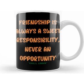 Humuts Friendship Quotes Gift Khalil Gibran Beyaz Kupa