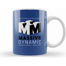 Humuts Fringe Massive Dynamic Logo Beyaz Porselen Kupa Bardak