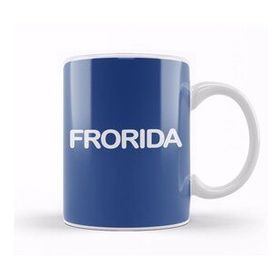 Humuts Frorida Beyaz Porselen Kupa Bardak
