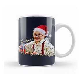 Humuts Fuller Go Easy Christmas Classic Home Alone Beyaz Porselen Kupa Bardak t - 330 ml - Beyaz