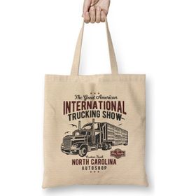 Humuts Fun Cool Vintage International Truck Show Bez Çanta