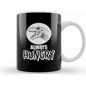 Humuts Funny Always Hungry Dinosaur Eating Joke Kupa Bardak