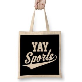 Humuts Funny and Sarcastic Yay Sports T Bez Kadın Günlük Çanta