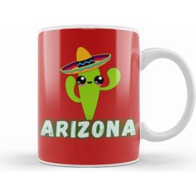 Humuts Funny Arizona Beyaz Porselen Kupa Bardak