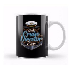 Humuts Funny Best Cruise Director Ever Boating Captain Beyaz Kupa