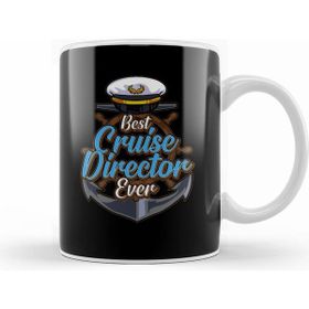 Humuts Funny Best Cruise Director Ever Boating Captain Beyaz Kupa