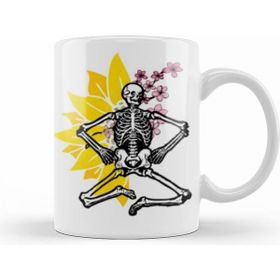Humuts Funny Bones and Botany Beyaz Kupa