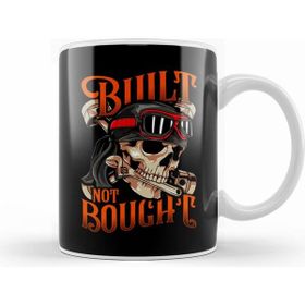 Humuts Funny Built Not Bought Car Motorcycle Mechanic Beyaz Kupa