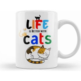 Humuts Funny Cat Lover Gifts For Men Kids Kupa Bardak