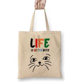 Humuts Funny Cat Lover Gifts for Women Men Kids Bez Çanta