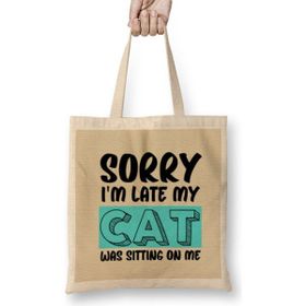 Humuts Funny Cat Lover Gifts for Women Men Kids Bez Çanta