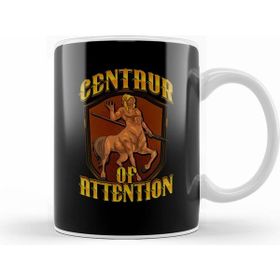 Humuts Funny Centaur of Attention Pun Greek Myth Fantasy Beyaz Kupa