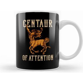 Humuts Funny Centaur of Attention Pun Greek Mythology Pun Beyaz Kupa