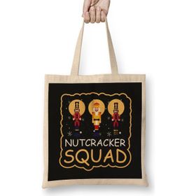 Humuts Funny Christmas Nutcracker Squad Party Shopping Tee Bez Çanta