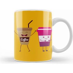 Humuts Funny Coffee Drin Ks Art Lover Gift Quote Vintage Retro Rainbow Style Beyaz Kupa