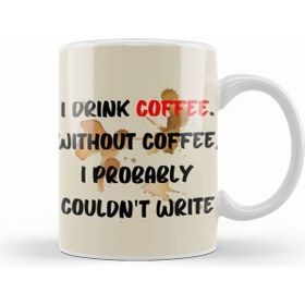 Humuts Funny Coffee Drinks Art Lover Gift Quote Beyaz Kupa