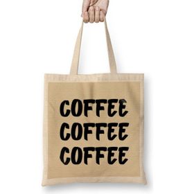 Humuts Funny Coffee Drinks Art Lover Gift Quote Bez Çanta