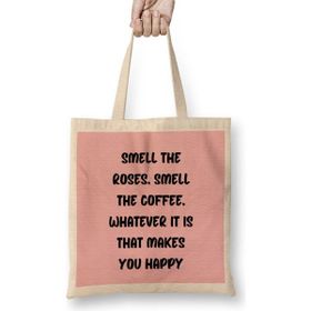 Humuts Funny Coffee Drinks Art Lover Gift Quote Bez Çanta