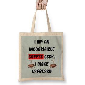 Humuts Funny Coffee Drinks Art Lover Gift Quote Bez Çanta