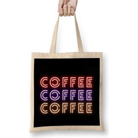 Humuts Funny Coffee Drinks Art Lover Gift Quote Bez Çanta