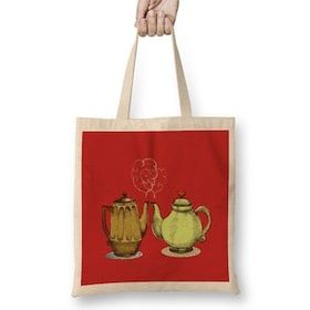 Humuts Funny Coffee Drinks Art Lover Gift Quote - Vintage Retro Bez Kadın Günlük Çanta