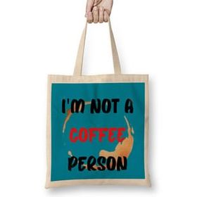 Humuts Funny Coffee Drinks Art Lover Gift Quote - Vintage Retro Bez Kadın Günlük Çanta