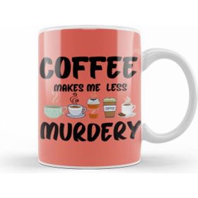 Humuts Funny Coffee Drinks Art Lover Gift Quote Vintage Retro Rainbow Style Beyaz Kupa