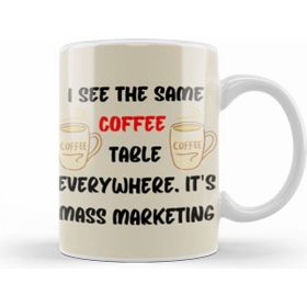 Humuts Funny Coffee Drinks Art Lover Gift Quote Vintage Retro Rainbow Style Beyaz Kupa