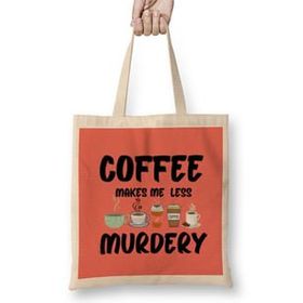 Humuts Funny coffee drinKs Art lover Gift Quote - Vintage Retro Rainbow Style Bez Kadın Günlük Çanta