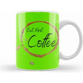 Humuts Funny Coffee Drinks Lover Gift Quote Vintage Retro Rainbow Style Beyaz Kupa