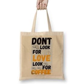 Humuts Funny Coffee Drinks Lover Gift Quote - Vintage Retro Rainbow Style Bez Kadın Günlük Çanta
