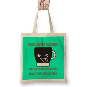 Humuts Funny Coffee Drinks Lover Gift Quote - Vintage Retro Rainbow Style Bez Kadın Günlük Çanta