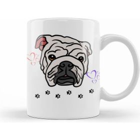 Humuts Funny Dog Pug Beyaz Kupa