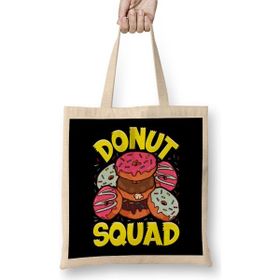 Humuts Funny Donut Squad Cute Donut Obsessed Bez Çanta