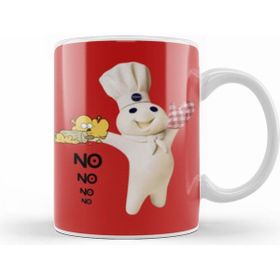 Humuts Funny Doughboy No No No Beyaz Kupa