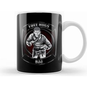 Humuts Funny Free Hugs Jiu Jitsu Pun Bjj Martial Arts Beyaz Kupa