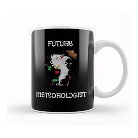 Humuts Funny Future Meteorologist Tornado Hurricanes Beyaz Kupa