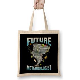 Humuts Funny Future Meteorologist Tornado & Hurricanes Bez Kadın Günlük Çanta