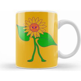 Humuts Funny Gift Smile of a Rose Artwork Beyaz Kupa