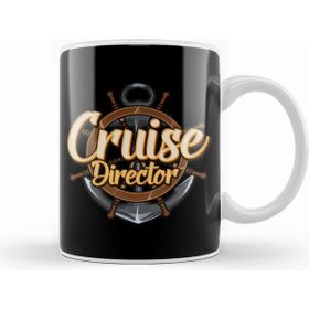 Humuts Funny I am the Cruise Director Boating Captain Beyaz Kupa